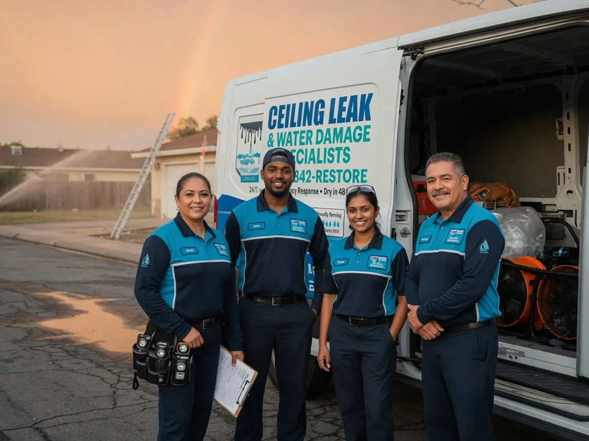 Ceiling Leak Cleanup company in Everetts, NC