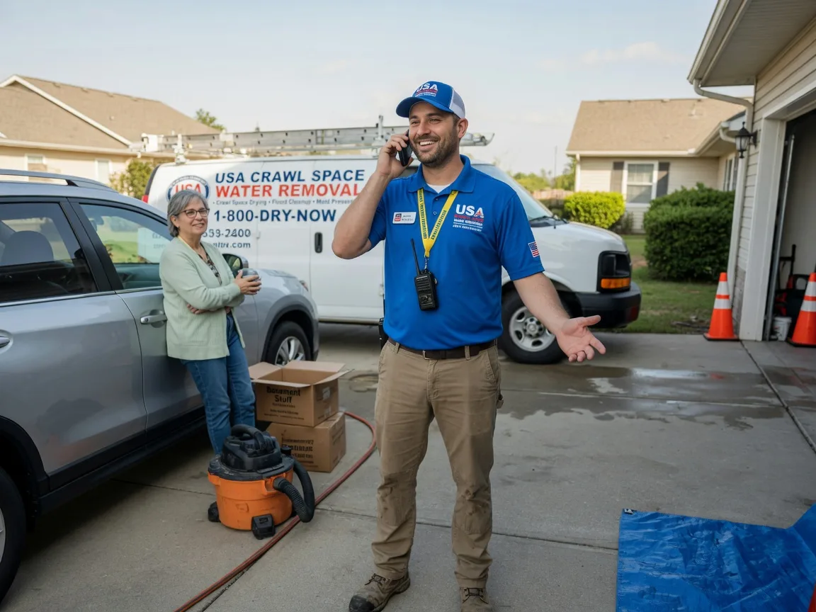 Crawl Space Water Removal Everetts, NC FAQs